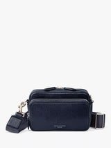 John Lewis Aspinal of London Reporter East West Pebble Leather Messenger Bag- Buy online at McGrocer