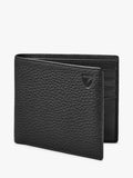 Aspinal of London 8-card billfold wallet pebble leather (British brand)