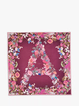 John Lewis Aspinal of London Ombre A Floral Silk Square Scarf 90x90cm- Buy online at McGrocer