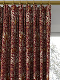 Morris & Co. Snakeshead curtains or roman blind claret/gold made to measure, imported from the UK