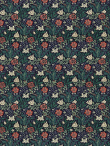 John Lewis Morris & Co. Compton Made to Measure Curtains or Roman Blind in Indigo/Green- Buy online at McGrocer