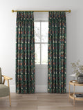 Morris & Co. Compton curtains indigo green floral pattern, made to measure - British product