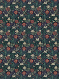Morris & Co. Compton curtains indigo green floral pattern, made to measure - British product