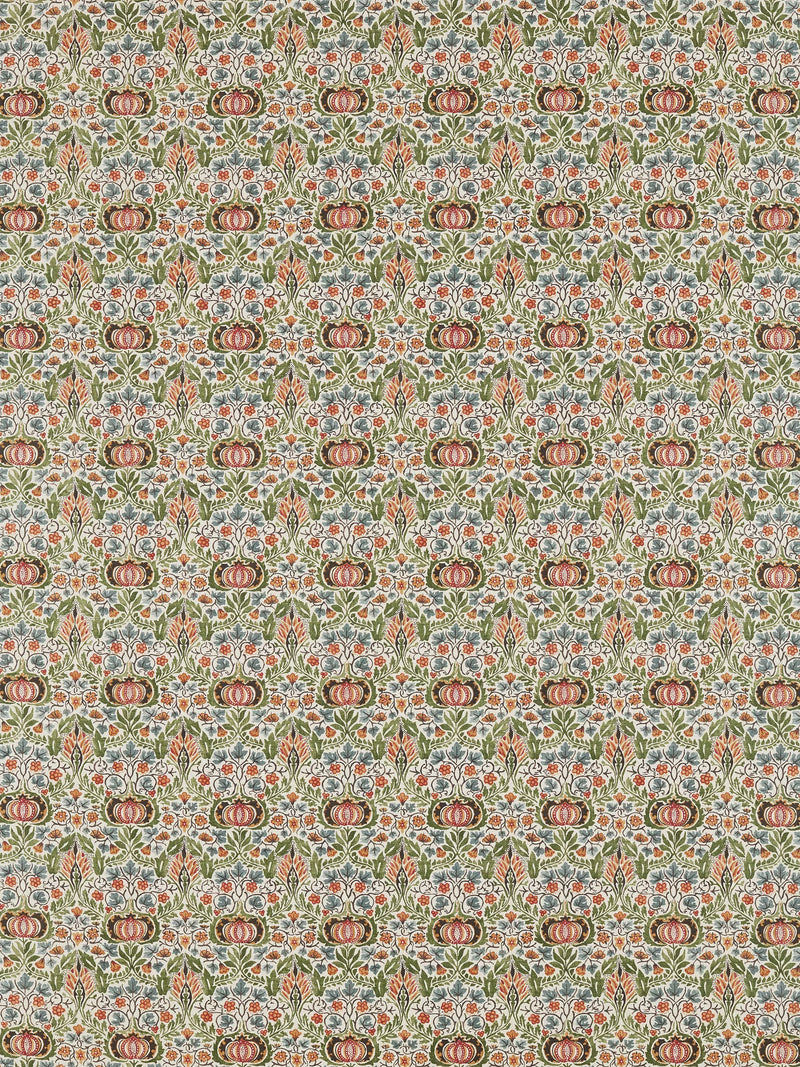 Morris & Co. Little Chintz fabric olive ochre (British brand)