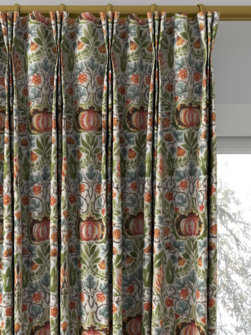 Morris & Co. Little Chintz fabric olive ochre (British brand)