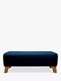 G Plan footstool Easy Clean Plush Indigo (British brand)