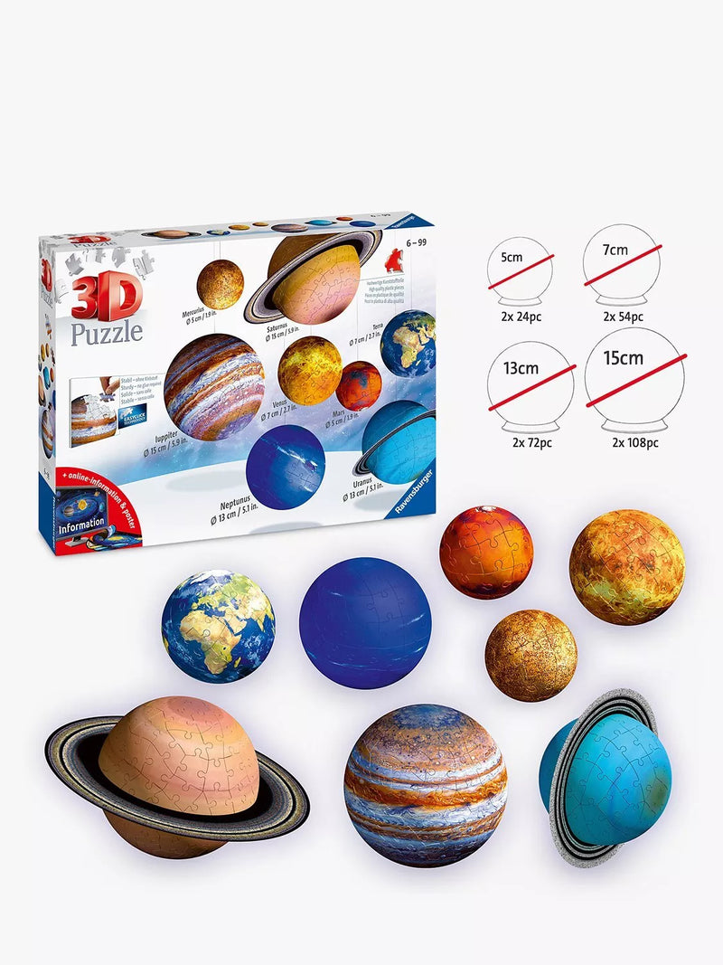 Ravensburger Solar System 3D jigsaw puzzle 522 pieces - British product