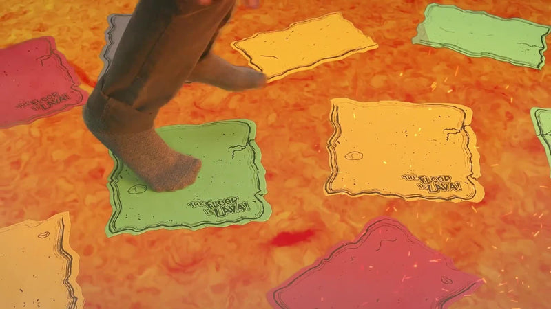 Vivid Floor is Lava party game with foam tiles - British product