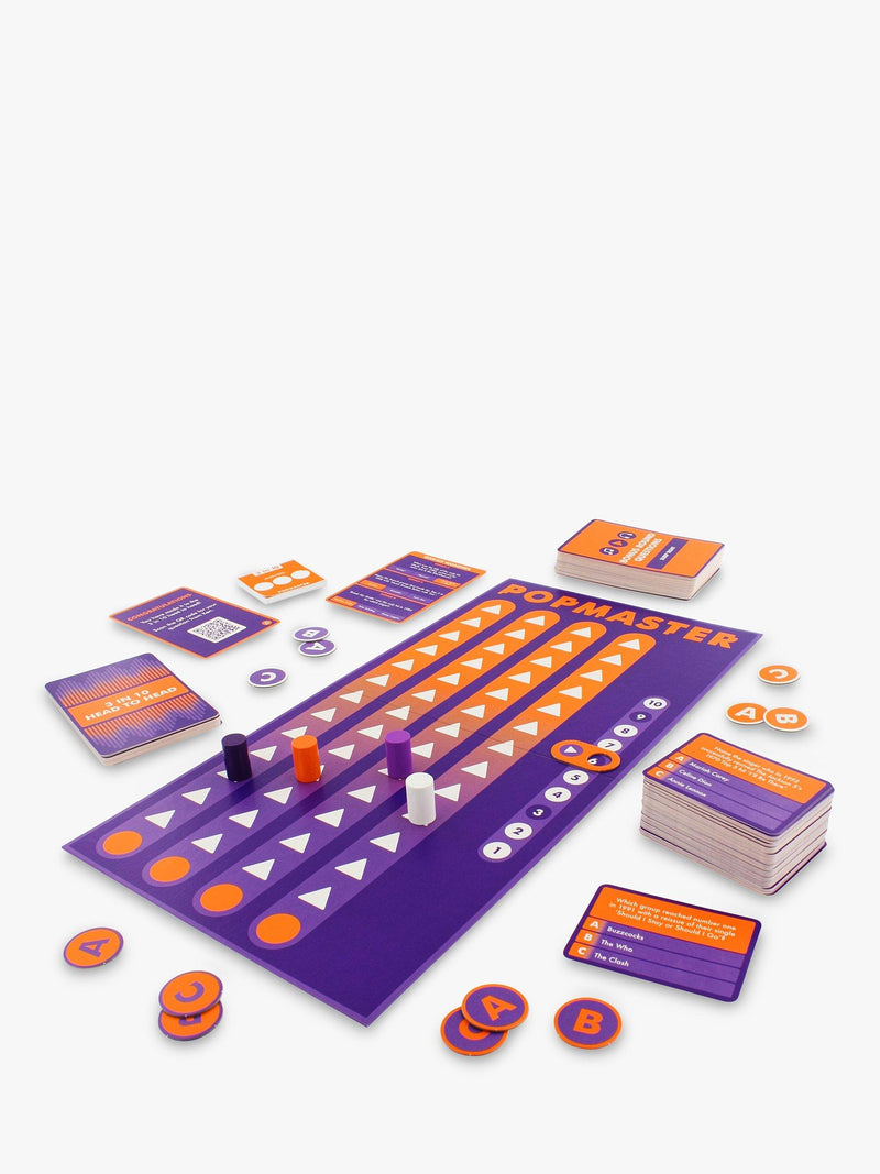 Ginger Fox Popmaster Music Trivia Board Game, UK version