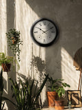 Lascelles outdoor wall clock Roman numeral temperature humidity 36cm (British brand)
