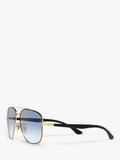 Ray-Ban square sunglasses gradient lenses 56mm, imported from the UK