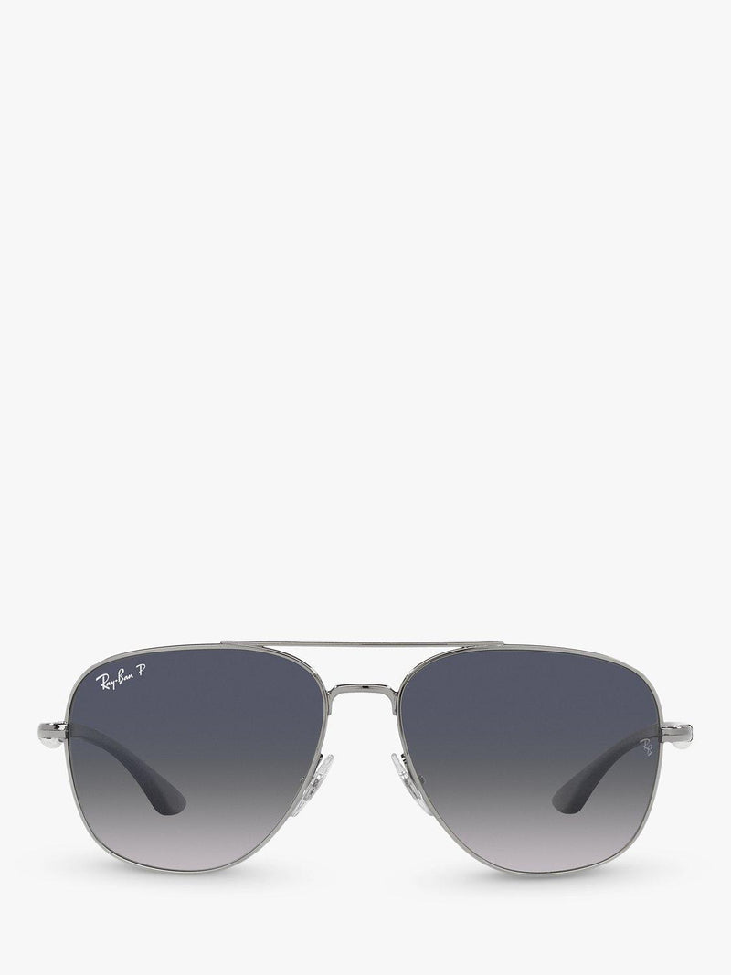 Ray-Ban RB3683 square polarized sunglasses, imported from the UK