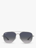 Ray-Ban RB3683 square polarized sunglasses, imported from the UK
