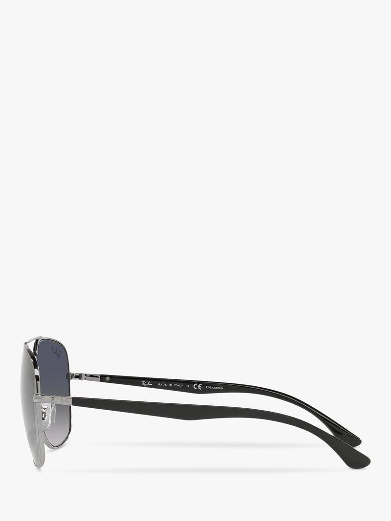 Ray-Ban RB3683 square polarized sunglasses, imported from the UK
