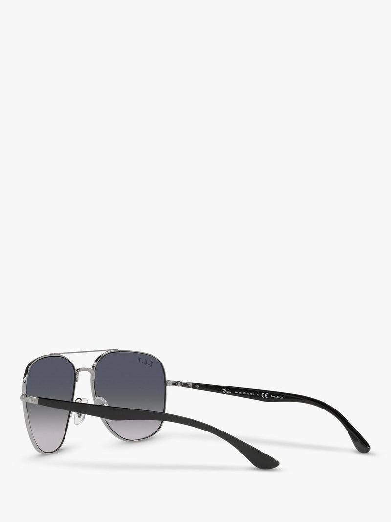 Ray-Ban RB3683 square polarized sunglasses, imported from the UK
