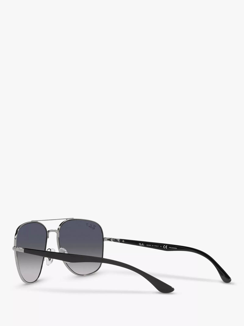 Ray-Ban RB3683 square polarized sunglasses, imported from the UK