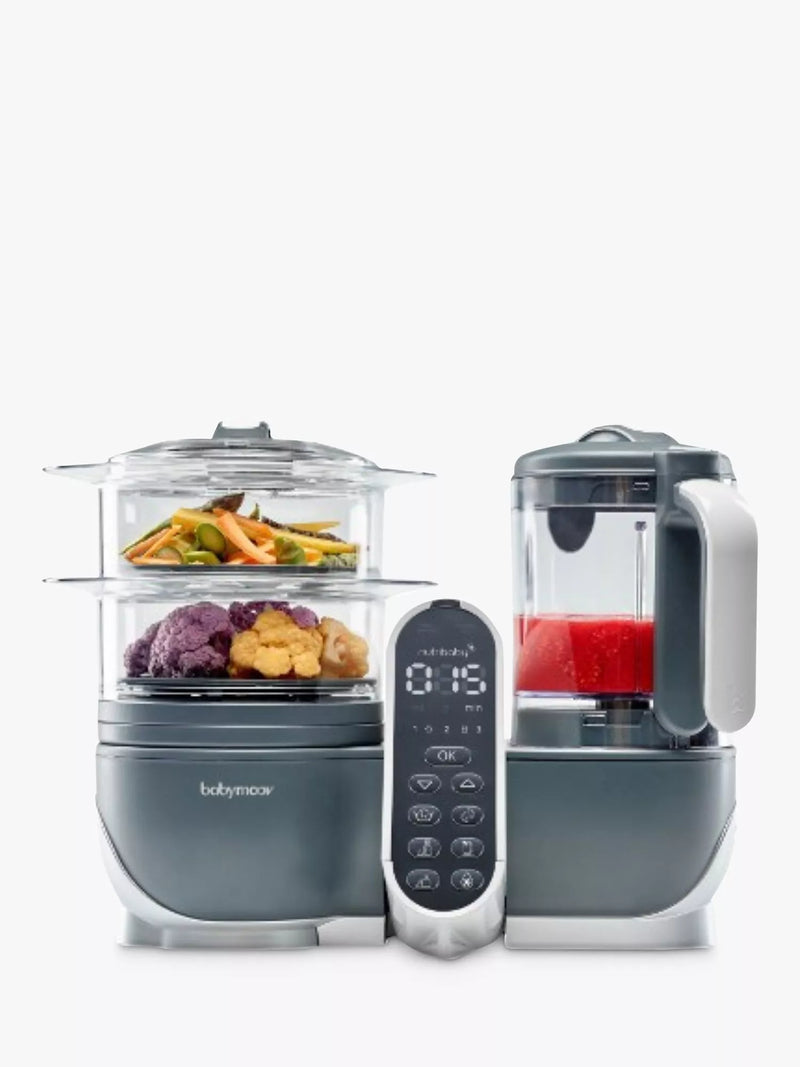 Babymoov Nutribaby+ 5-in-1 baby food prep machine, imported from the UK