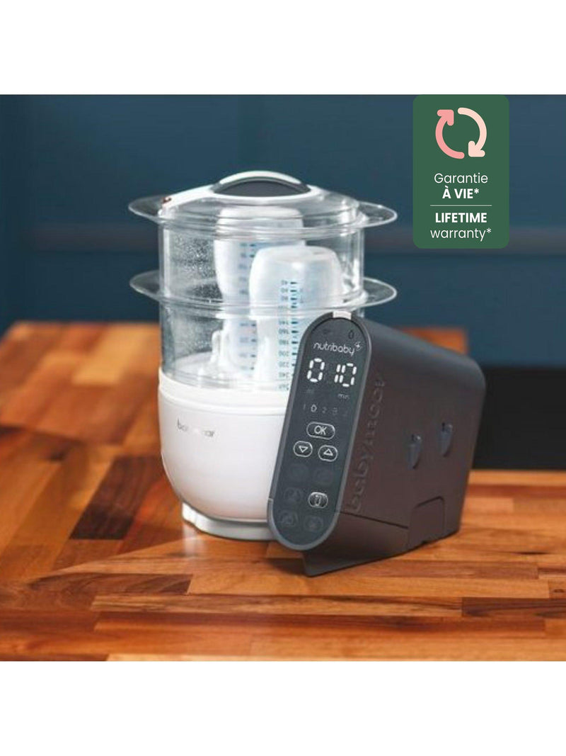Babymoov Nutribaby+ 5-in-1 baby food prep machine, imported from the UK