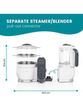 Babymoov Nutribaby+ 5-in-1 baby food prep machine, imported from the UK