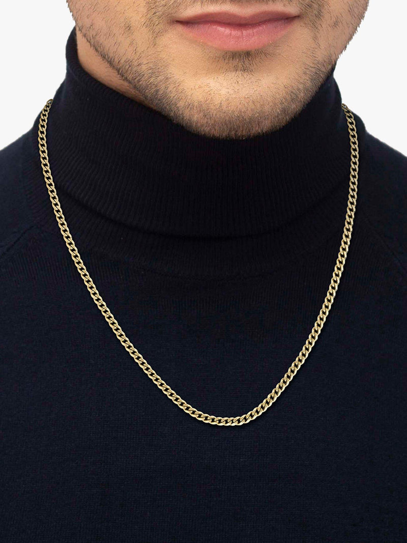 BOSS gold plated chain necklace 61cm, UK version