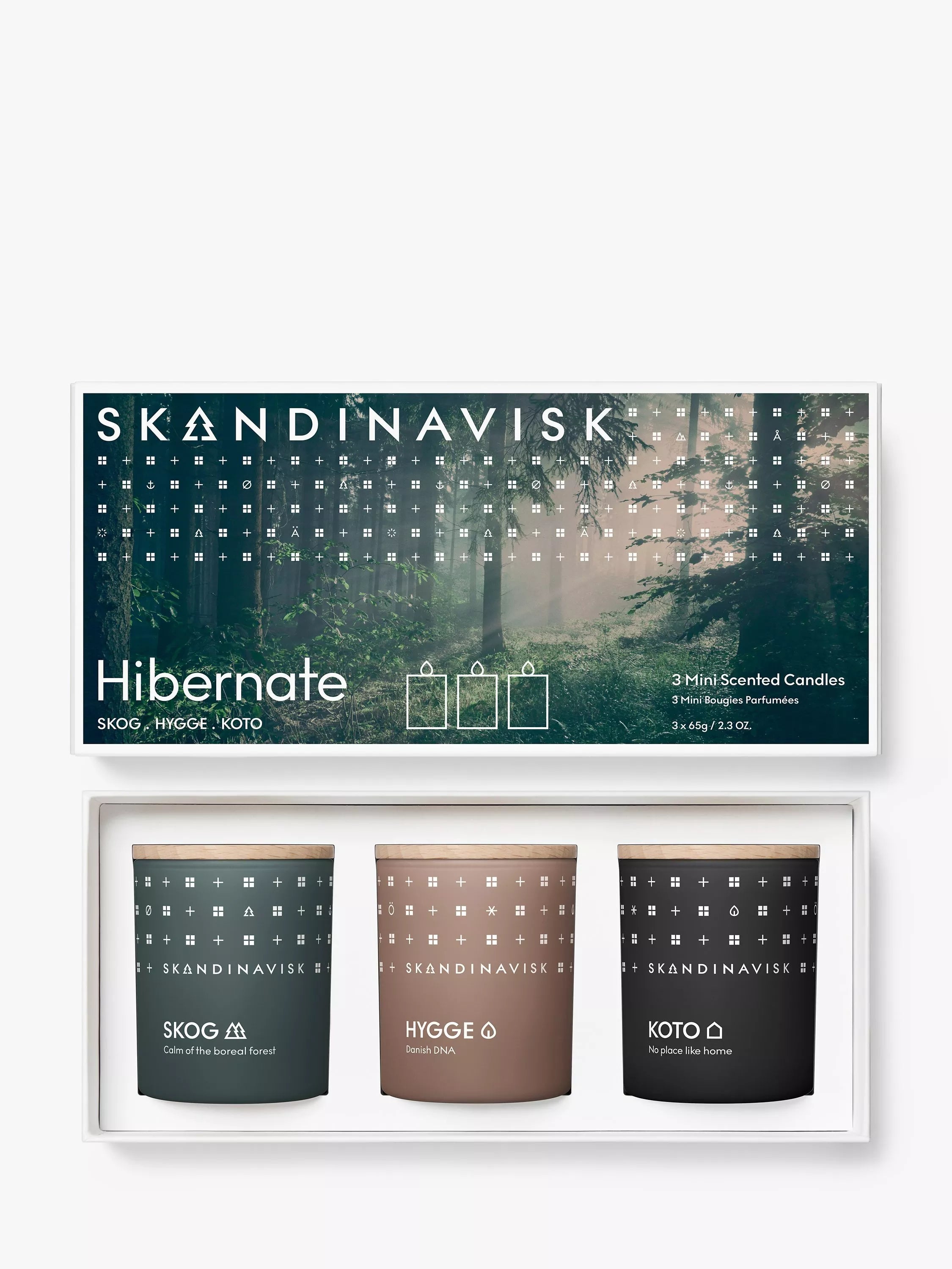 SKANDINAVISK Hibernation Home Fragrance Gift Set 3 x 65g - McGrocer
