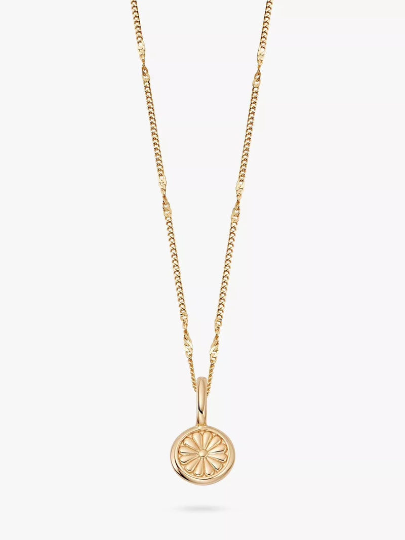 Daisy London daisy pendant necklace gold 50cm - British product