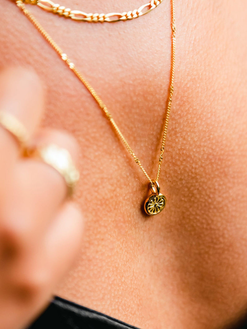 Daisy London daisy pendant necklace gold 50cm - British product