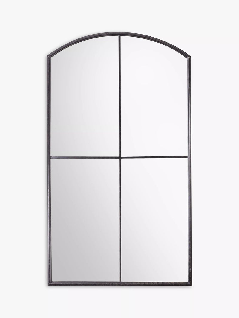 Gallery Direct Frida arched black mirror 160x90cm, imported from the UK