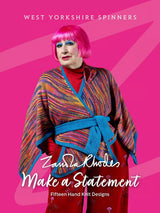 John Lewis West Yorkshire Spinners Zandra Rhodes Make A Statement 15 Hand-Knit Designs Pattern Book- Buy online at McGrocer