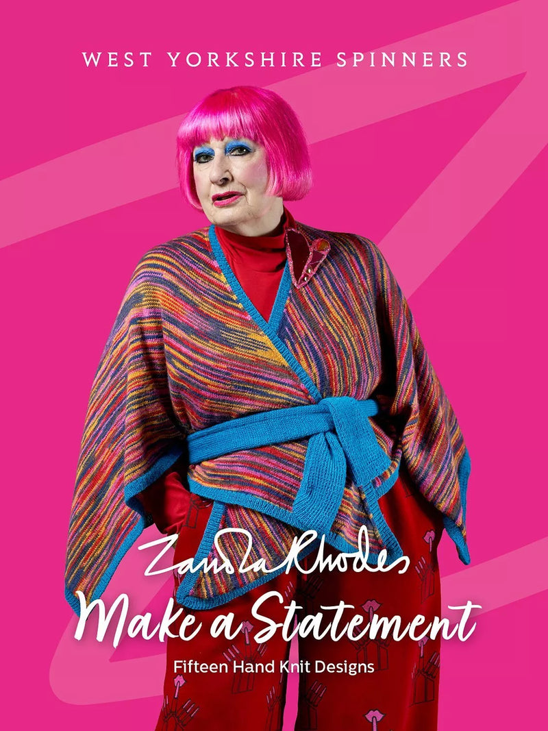 West Yorkshire Spinners Zandra Rhodes Knitting Pattern Book (British brand)