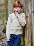 West Yorkshire Spinners Fleece Family Collection knitting pattern book - British product