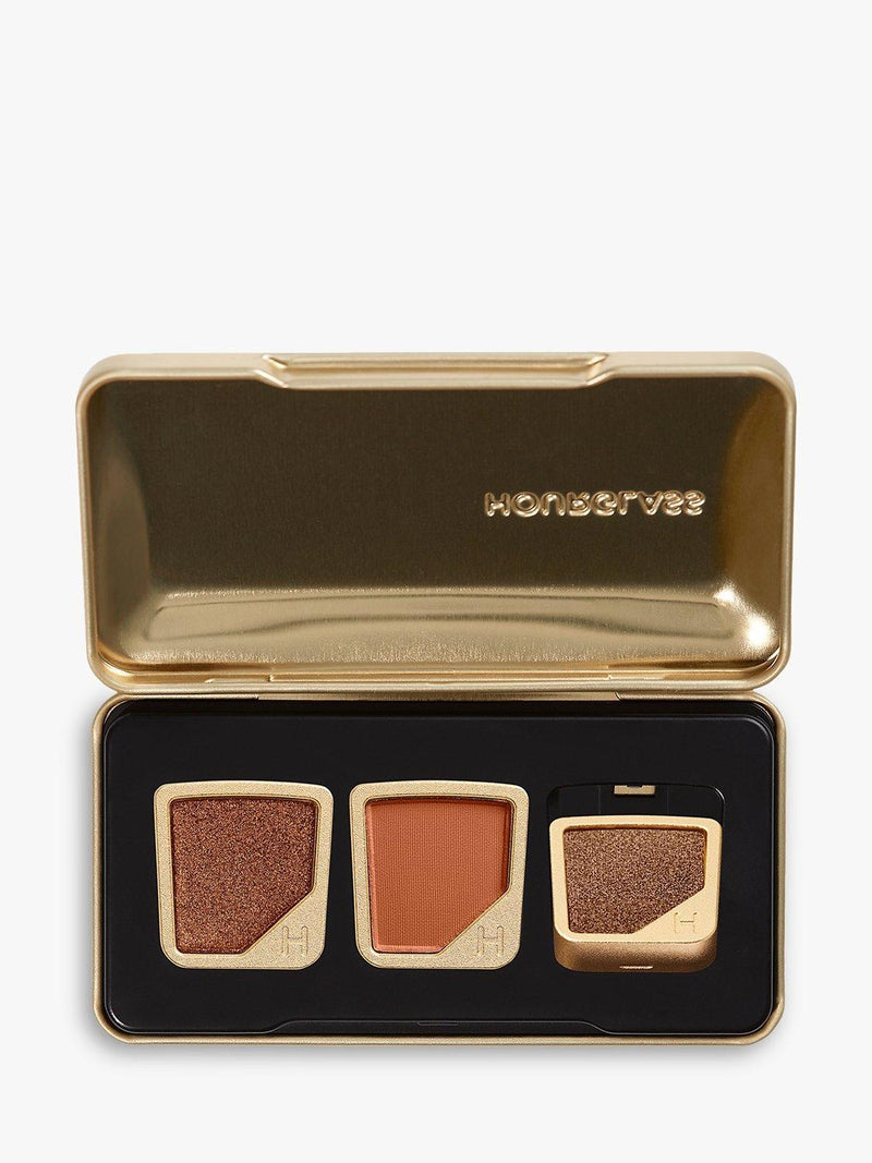 Hourglass customizable eyeshadow pan palette with three pressed powder shades, UK version