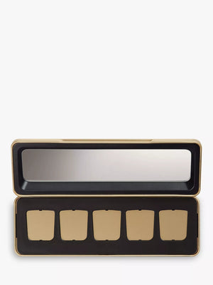 Customizable Vegan Pressed Powder Eyeshadow Palette with 5 Refillable Pans