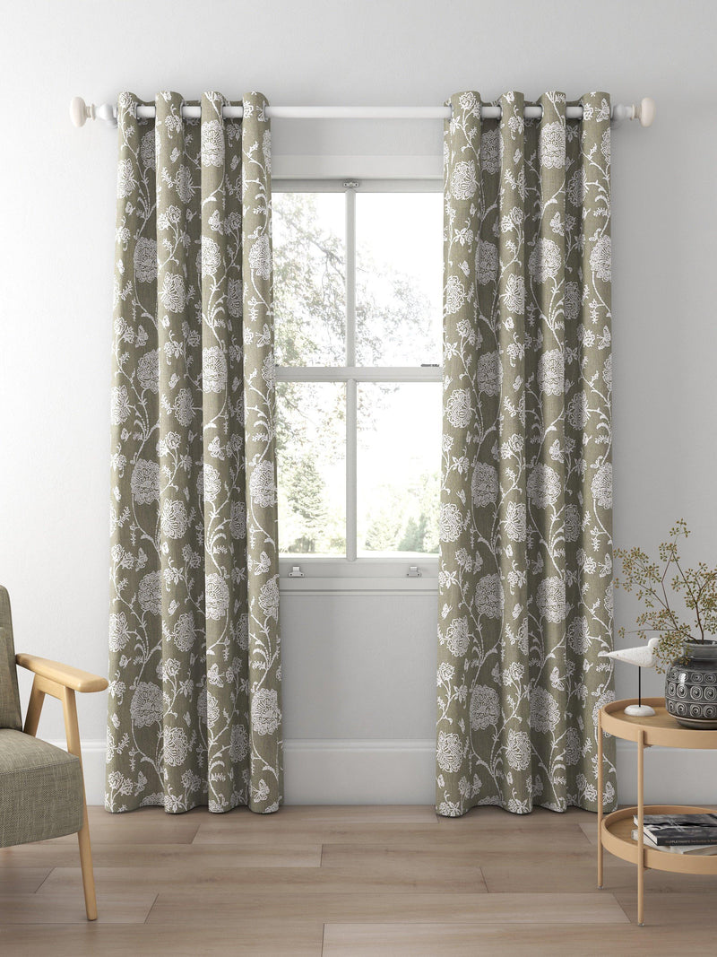 Prestigious Textiles Fielding made to measure curtains Charcoal - British product