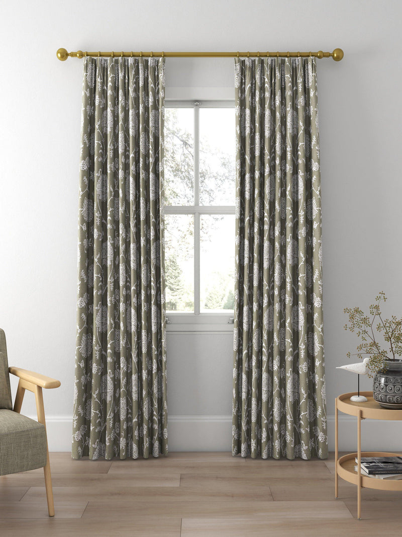 Prestigious Textiles Fielding made to measure curtains Charcoal - British product