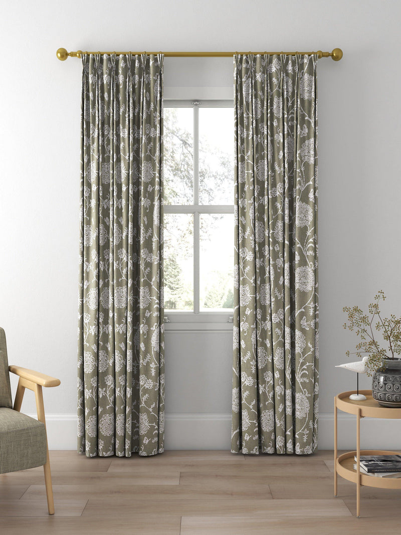 Prestigious Textiles Fielding made to measure curtains Charcoal - British product