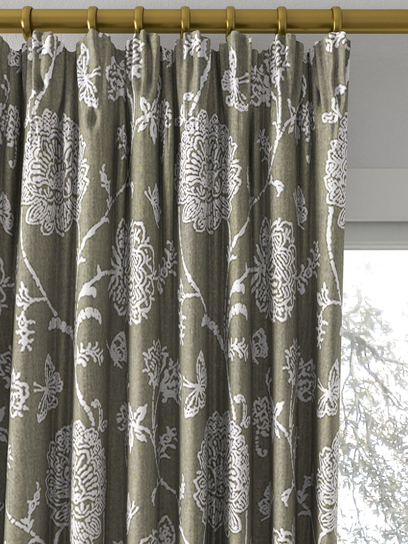 Prestigious Textiles Fielding made to measure curtains Charcoal - British product