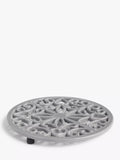 John Lewis cast iron trivet 20.5cm grey, UK version
