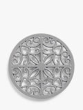 John Lewis cast iron trivet 20.5cm grey, UK version