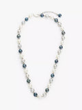 Lido pearl necklace peacock white - British product