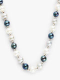 Lido pearl necklace peacock white - British product