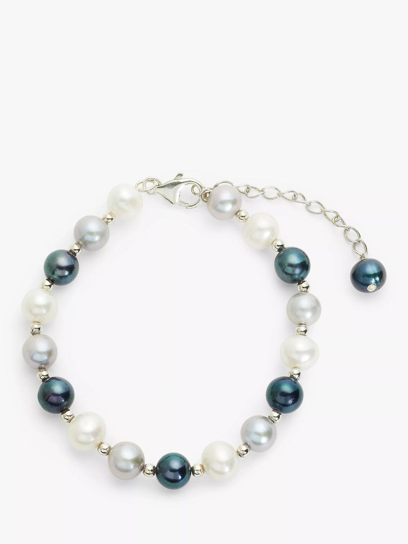 Lido freshwater pearl sterling silver bracelet, imported from the UK
