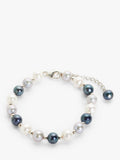 Lido freshwater pearl sterling silver bracelet, imported from the UK