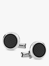 John Lewis Montblanc Extreme 2.0 Round Cufflinks Silver/Black- Buy online at McGrocer