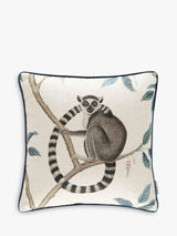John Lewis Sanderson Lemur Cushion, Blue- Buy online at McGrocer