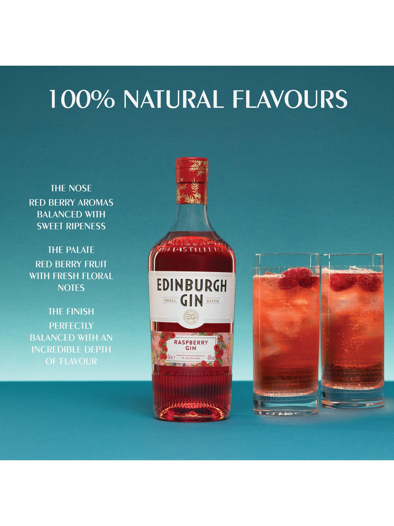 Edinburgh Gin Raspberry Gin 70cl - British product