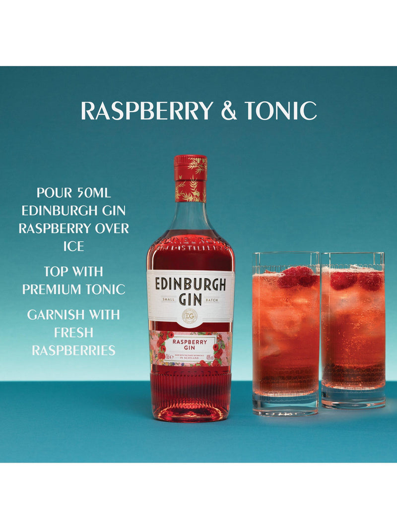 Edinburgh Gin Raspberry Gin 70cl - British product