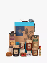 John Lewis Handmade Preserves and Biscuits Hamper with Assorted Jams, Chutneys, and Cookies- Buy online at McGrocer