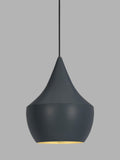 Tom Dixon Beat Fat LED ceiling light in black - British product