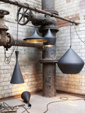 Tom Dixon Beat Fat LED ceiling light in black - British product